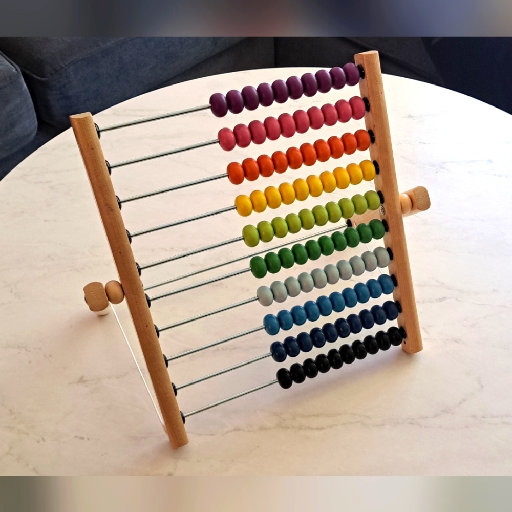 EUC Colorful Wooden Abacus for Kids
